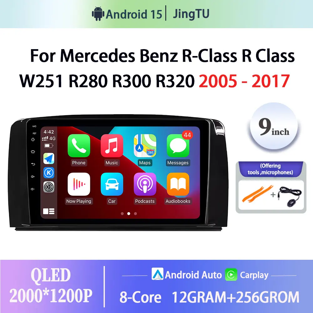 Android 15 For Mercedes Benz R-Class R Class W251 R280 R300 R320 2005-2017 Car Radio Multimedia Video Player GPS stereo CarPlay
Android 15 For Mercedes Benz R-Class R Class W251 R280 R300 R320 2005-2017 Car Radio Multimedia Video Player GPS stereo CarPlay