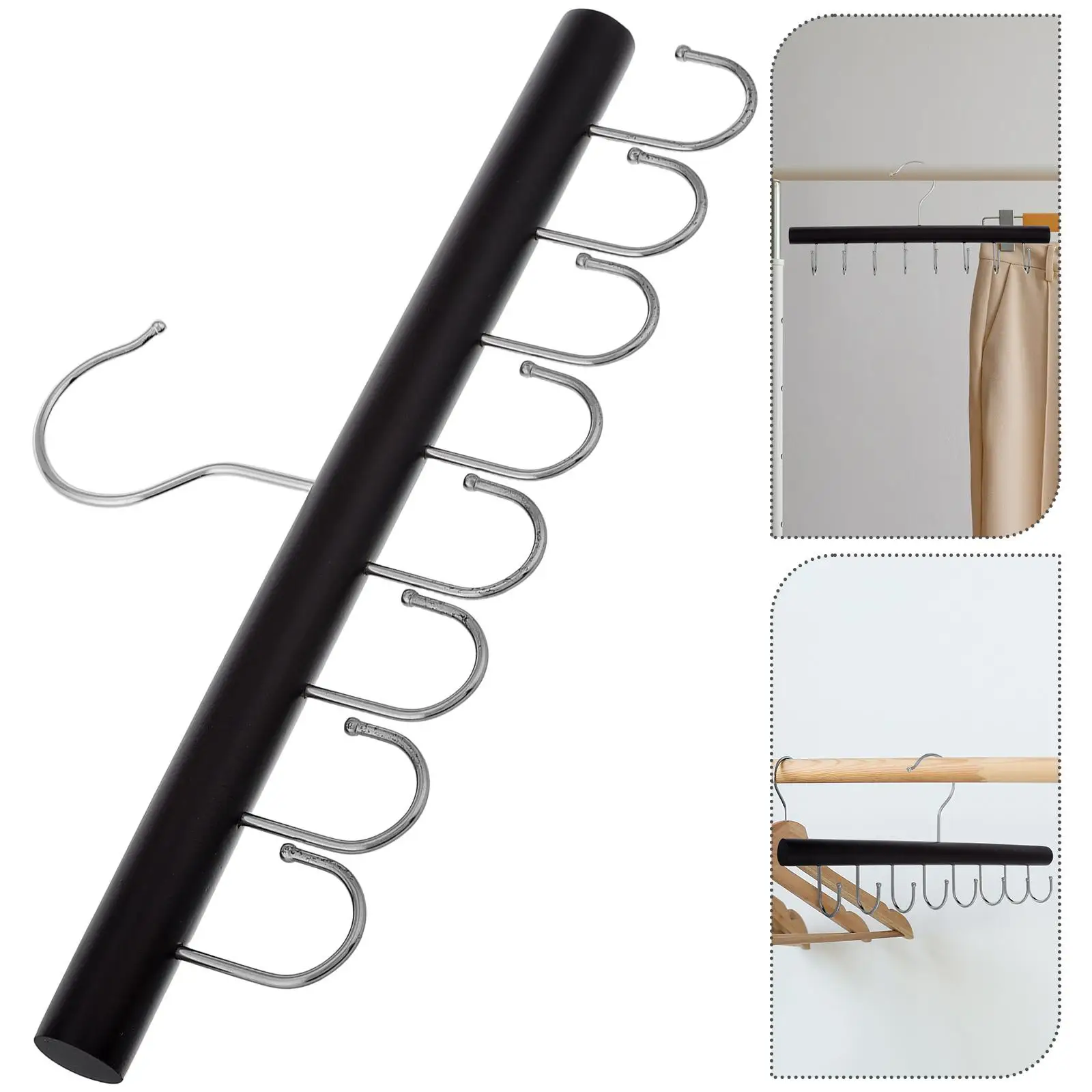 Solid Wood Clothes Hanger Hook Belt Organizer Hanger Hook Belt Men Closet Bracket for Women Multi-hook Anti Slip Coat Rack
Solid Wood Clothes Hanger Hook Belt Organizer Hanger Hook Belt Men Closet Bracket for Women Multi-hook Anti Slip Coat Rack