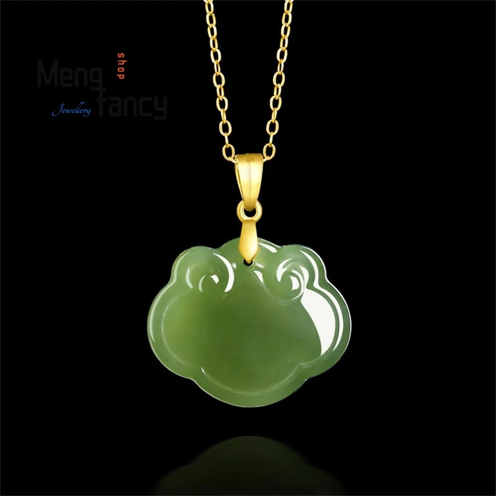 Natural Old Material Hetian Jasper Ping An Ruyi Lock Pendant Authentic S925 Silver Buckle Exquisite Fashion Jewelry Holiday Gift
Natural Old Material Hetian Jasper Ping An Ruyi Lock Pendant Authentic S925 Silver Buckle Exquisite Fashion Jewelry Holiday Gift