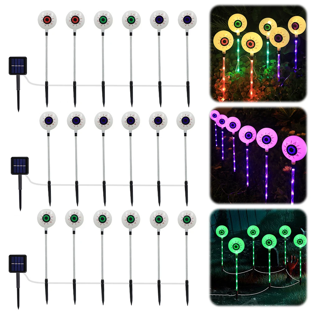 Halloween Decoration Outdoor Eyeball Light LED Solar Waterproof Solar Halloween Stake Light Decor for Garden Yard Porch Pathway
Halloween Decoration Outdoor Eyeball Light LED Solar Waterproof Solar Halloween Stake Light Decor for Garden Yard Porch Pathway