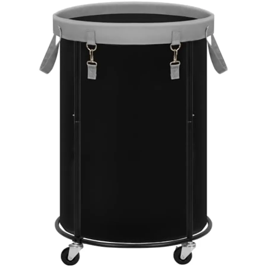 Rolling Laundry Hamper with Wheels 110L Laundry Basket, Round Laundry Cart with Metal Frame and Removable Bag, Clothes Hamper f
Rolling Laundry Hamper with Wheels 110L Laundry Basket, Round Laundry Cart with Metal Frame and Removable Bag, Clothes Hamper f