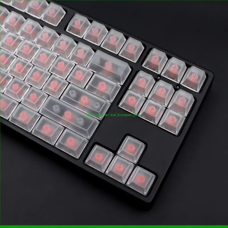 U55C 108-key Keycaps Cherry Profile Mechanical Keyboard DIY Transparent with Backlit for Gaming Keypad Keyswitch for Key caps
U55C 108-key Keycaps Cherry Profile Mechanical Keyboard DIY Transparent with Backlit for Gaming Keypad Keyswitch for Key caps