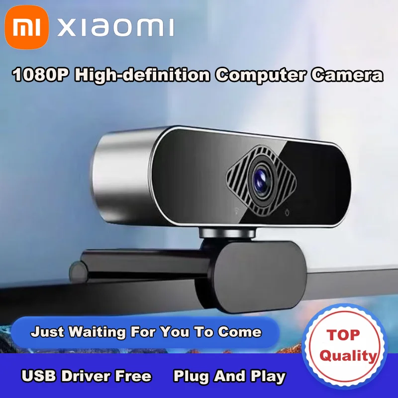 Xiaomi1080P Webcam Microphone Streaming Camera USB HD Digital Web Camera 150°Wide Angle For Laptop Computer Webcast Zoom YouTube
Xiaomi1080P Webcam Microphone Streaming Camera USB HD Digital Web Camera 150°Wide Angle For Laptop Computer Webcast Zoom YouTube