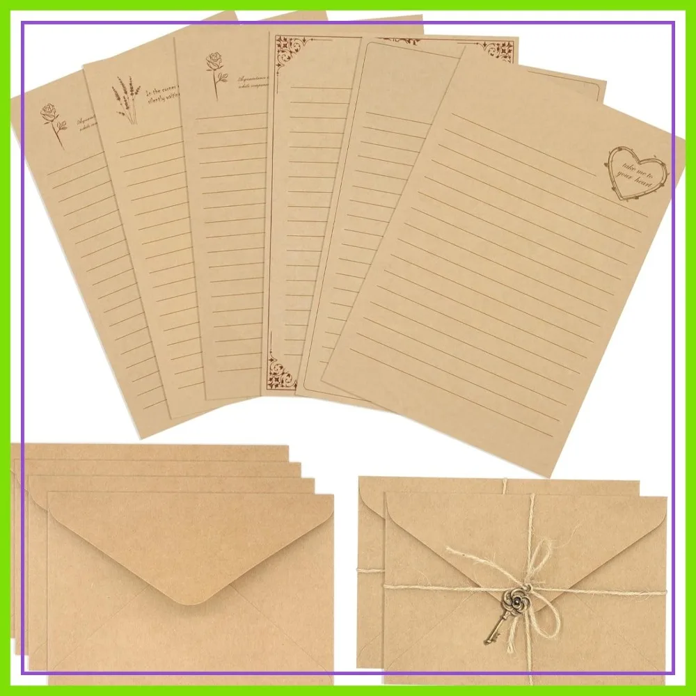 72 PCS Vintage Stationery Set, 24 Writing Papers with 12 Envelopes, Old Looking Letter Kit
72 PCS Vintage Stationery Set, 24 Writing Papers with 12 Envelopes, Old Looking Letter Kit