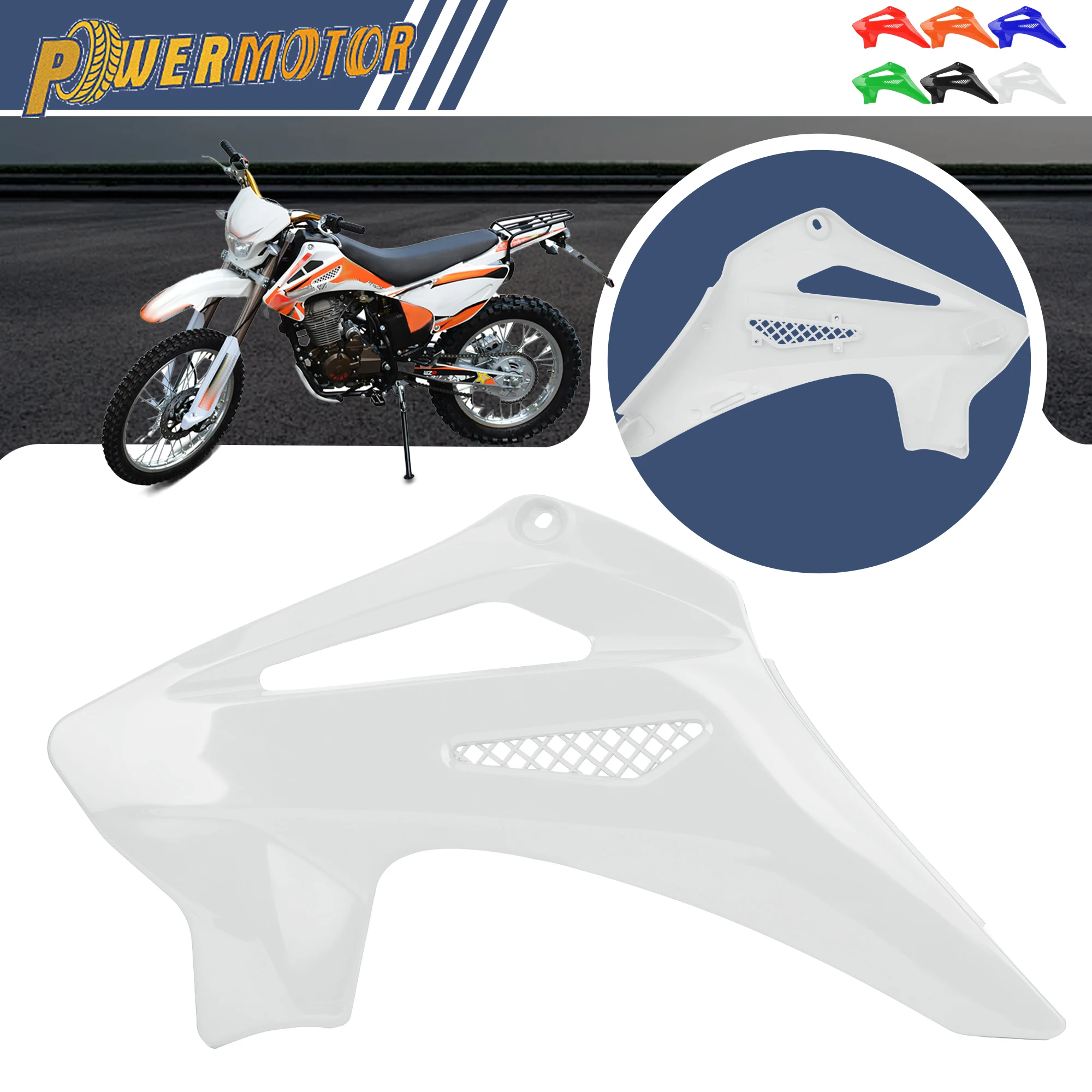 Motorcycle Left Right Fuel Tank Guards For Zongshen CQR150 CQR250 CQR300 CQR 150 250 300 Plastic Plate Fairing Motocross Tuning 
Motorcycle Left Right Fuel Tank Guards For Zongshen CQR150 CQR250 CQR300 CQR 150 250 300 Plastic Plate Fairing Motocross Tuning