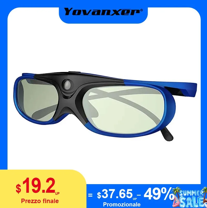 3D Glasses Active Shutter Eyewear DLP-Link USB Rechargeable for DLP LINK Projectors Xgimi Optoma LG Acer Jmgo BenQ W1070
3D Glasses Active Shutter Eyewear DLP-Link USB Rechargeable for DLP LINK Projectors Xgimi Optoma LG Acer Jmgo BenQ W1070