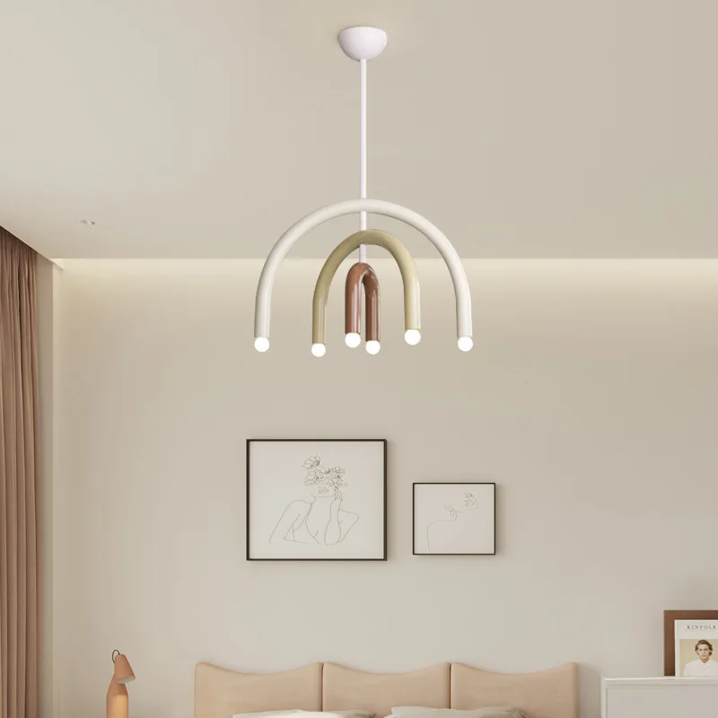 Nordic Rainbow Bedroom Chandelier Minimalist Creative Cream Children's Room Lighting Wabi-Sabi Restaurant Chandelier
Nordic Rainbow Bedroom Chandelier Minimalist Creative Cream Children's Room Lighting Wabi-Sabi Restaurant Chandelier