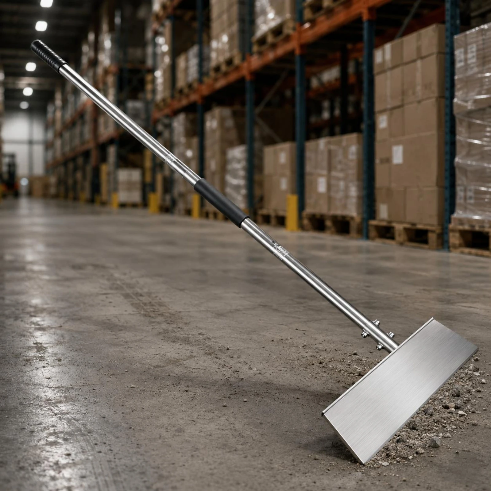 Stainless Steel Cleaning Shovel Silver Metal Finish Three-Section Rod Shovel Long Handle Floor Scraper Heavy Duty
Stainless Steel Cleaning Shovel Silver Metal Finish Three-Section Rod Shovel Long Handle Floor Scraper Heavy Duty