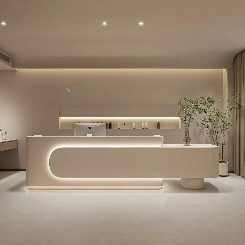 Beauty Luxury Reception Desks Welcome Display Modern Company Reception Desks Simple Minimalist Mostrador Commercial Furniture
Beauty Luxury Reception Desks Welcome Display Modern Company Reception Desks Simple Minimalist Mostrador Commercial Furniture