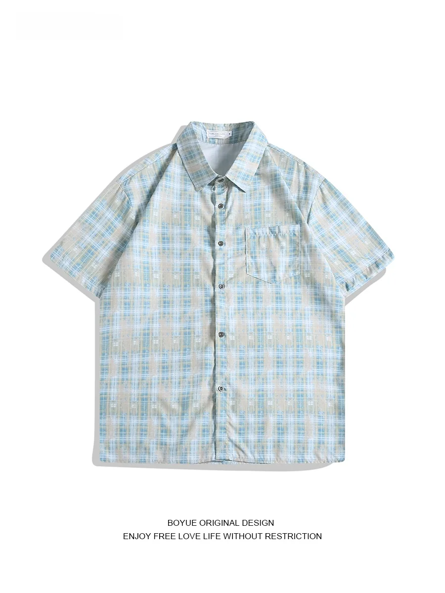 Летняя повседневная винтажная верхняя одежда унисекс BOYUE в клетку, свободного кроя, до плеч
Летняя повседневная винтажная верхняя одежда унисекс BOYUE в клетку, свободного кроя, до плеч