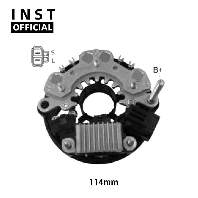 ALTERNATOR GENERATORS RECTIFIER BRIDGE FOR IHR764+IH744 LR190744 13825 8972100240 ALH2079LK ALH3367AN ALH3367GB ALH3698AN
ALTERNATOR GENERATORS RECTIFIER BRIDGE FOR IHR764+IH744 LR190744 13825 8972100240 ALH2079LK ALH3367AN ALH3367GB ALH3698AN