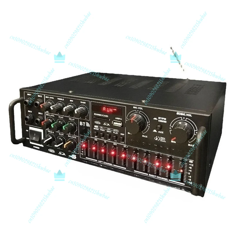 AV-MP326BT Bluetooth power amplifier, high power equalizer 12V square dance outdoor power amplifier
AV-MP326BT Bluetooth power amplifier, high power equalizer 12V square dance outdoor power amplifier