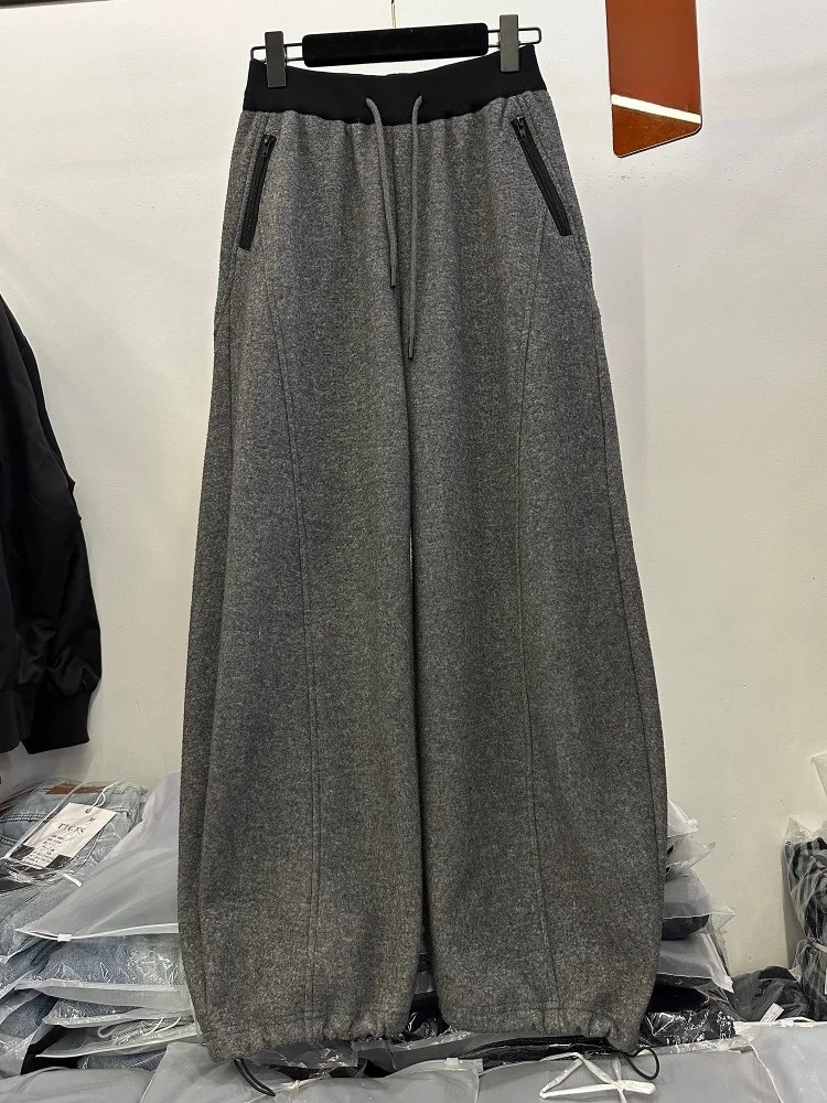 Thiened Fce Casual Sports Sweatpants Women's Autumn Winter Large Size Loose Slimming High Waist Wide Leg Knife Pants
Thiened Fce Casual Sports Sweatpants Women's Autumn Winter Large Size Loose Slimming High Waist Wide Leg Knife Pants