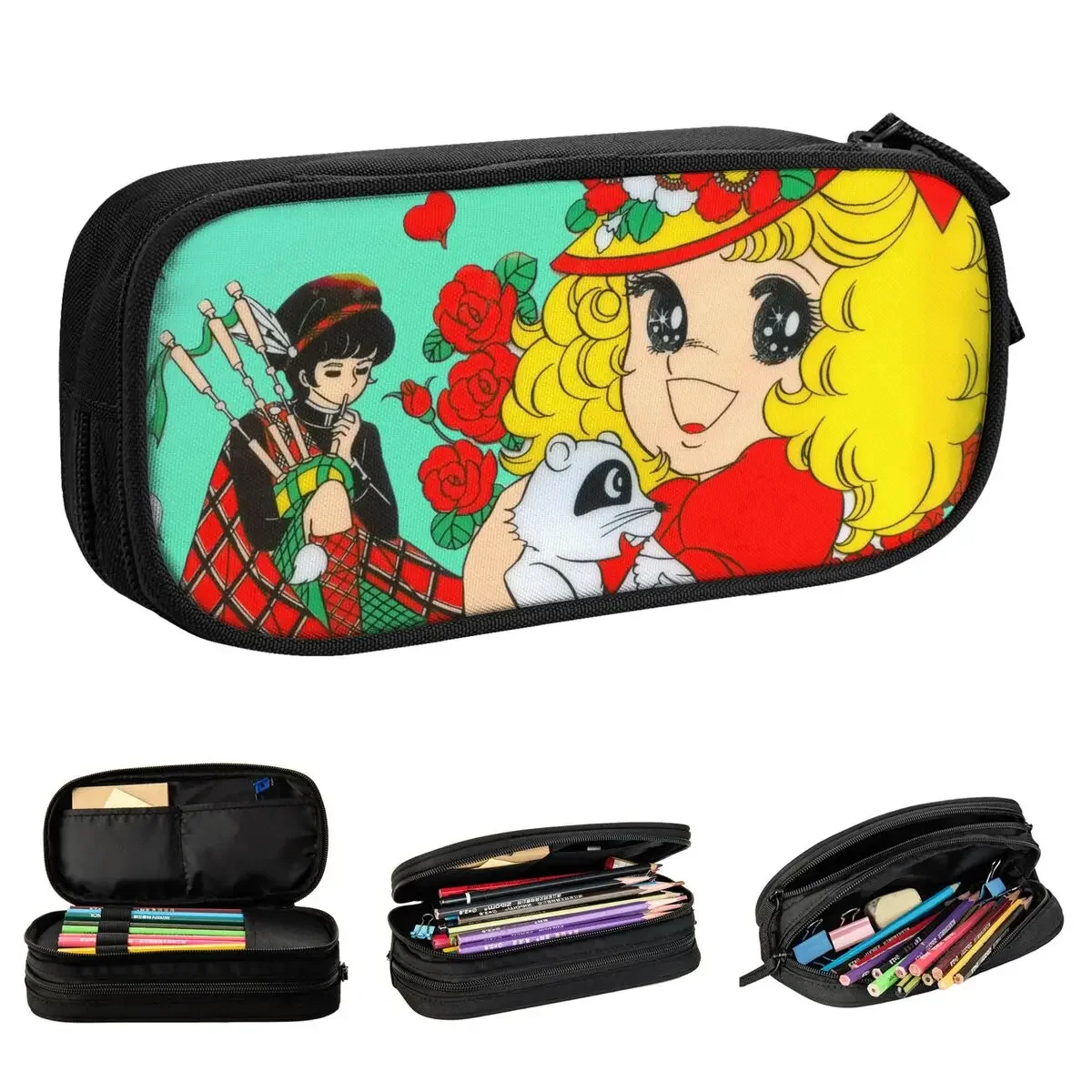 Kawai Candy Candy Pencil Case Anime Pencil Pouch Pen for Girl Boy Large Storage Pencil Bags School Supplies Gifts Accessories
Kawai Candy Candy Pencil Case Anime Pencil Pouch Pen for Girl Boy Large Storage Pencil Bags School Supplies Gifts Accessories