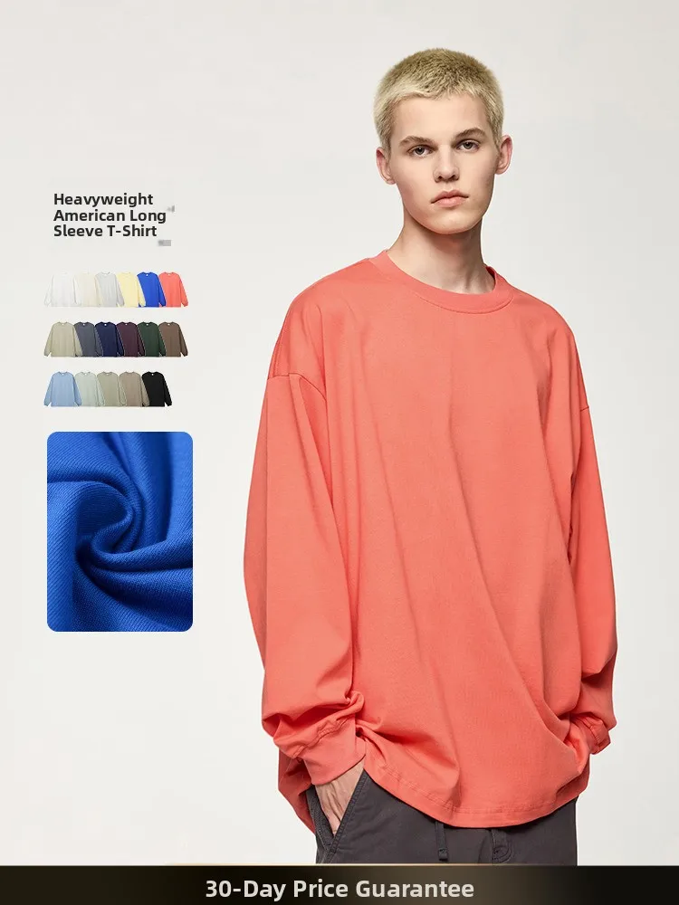 Nted American Retro Dopaamine Heavyweight Color Basic Long Sleeve round Neck Loose Casual Couple T-Shirt Autumn Base La...
Nted American Retro Dopaamine Heavyweight Color Basic Long Sleeve round Neck Loose Casual Couple T-Shirt Autumn Base La...