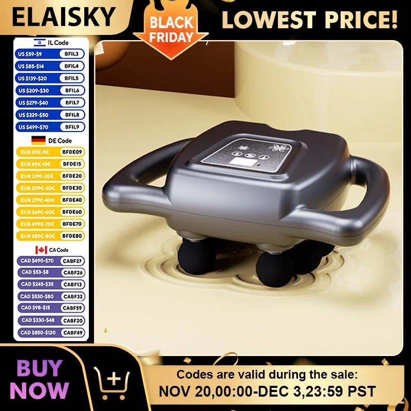 Мощный мощный пистолет для фасции глубокой ударов, массажный пистолет для фасции с несколькими головками, электрический профессиональный высокопрочный массаж мышц тела
Мощный мощный пистолет для фасции глубокой ударов, массажный пистолет для фасции с несколькими головками, электрический профессиональный высокопрочный массаж мышц тела