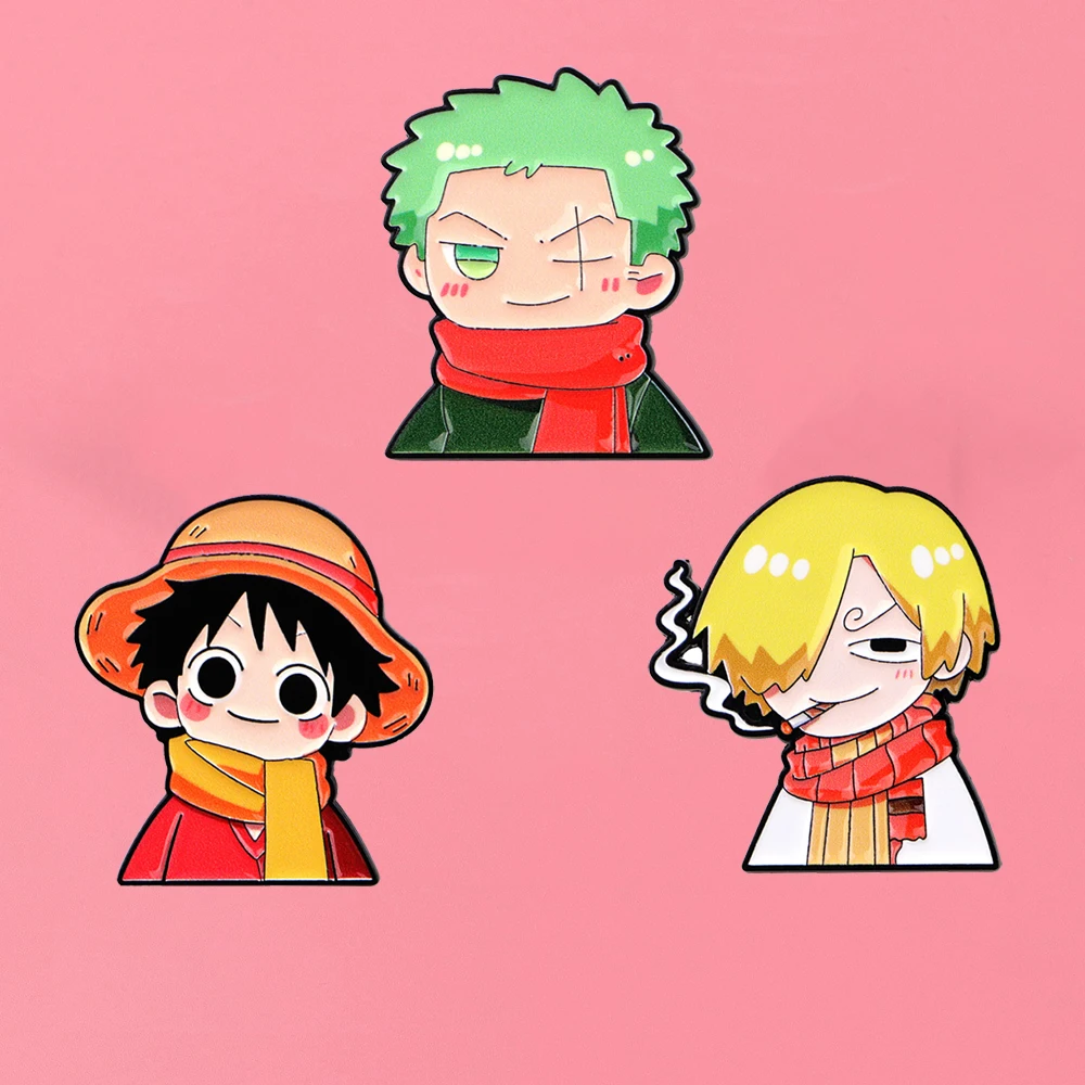 3pc Cartoon Anime Q-version Luffy Roronoa Zoro Enamel Pin Lapel Pins Manga Brooches for Women Jewelry Cosplay Accessories Gifts
3pc Cartoon Anime Q-version Luffy Roronoa Zoro Enamel Pin Lapel Pins Manga Brooches for Women Jewelry Cosplay Accessories Gifts