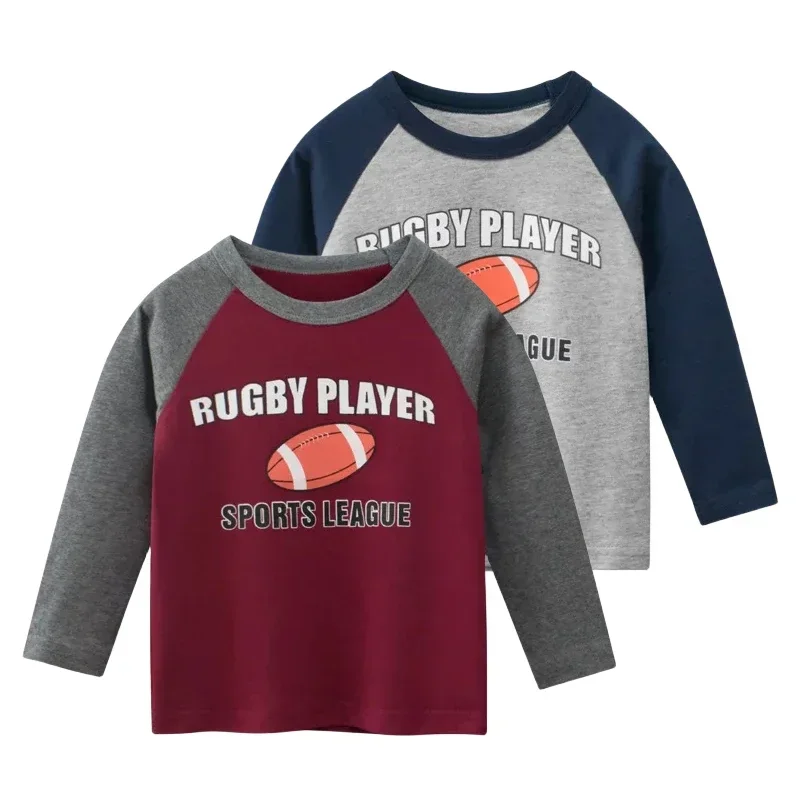 2025 Spring Autumn New Kids T-Shirts Fashion Long Sleeve Letter Baseball Print T Shirt Boys O-Neck Cotton Top Tees Children
2025 Spring Autumn New Kids T-Shirts Fashion Long Sleeve Letter Baseball Print T Shirt Boys O-Neck Cotton Top Tees Children