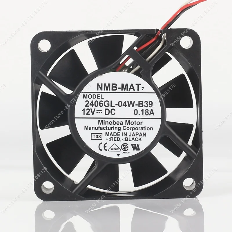 Original NMB 5V 24V 48V AC EC 6015 60X60X15MM 6CM 2406GL-04W-B39 cooling fan DC 12V 0.18A
Original NMB 5V 24V 48V AC EC 6015 60X60X15MM 6CM 2406GL-04W-B39 cooling fan DC 12V 0.18A