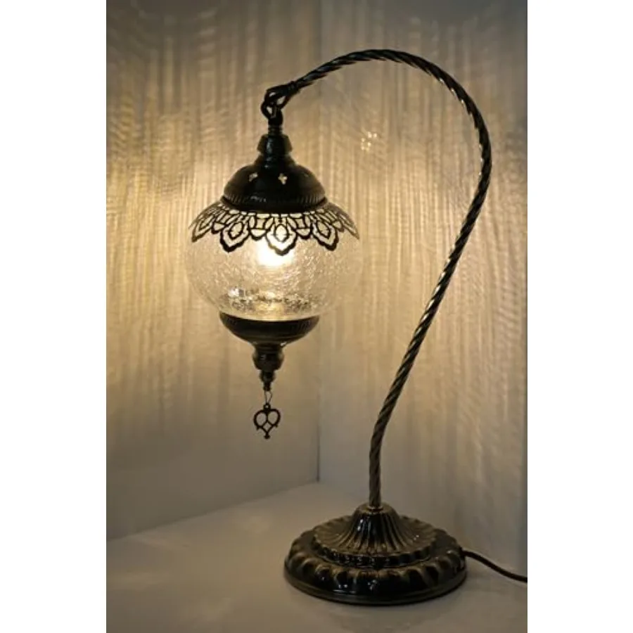 Swan Neck Turkish Moroccan Lamp Handmade Stained Mosaic Glass Vintage Lamp Shade Bohemian Tiffany Style Bedside Night Lamp Ligh
Swan Neck Turkish Moroccan Lamp Handmade Stained Mosaic Glass Vintage Lamp Shade Bohemian Tiffany Style Bedside Night Lamp Ligh