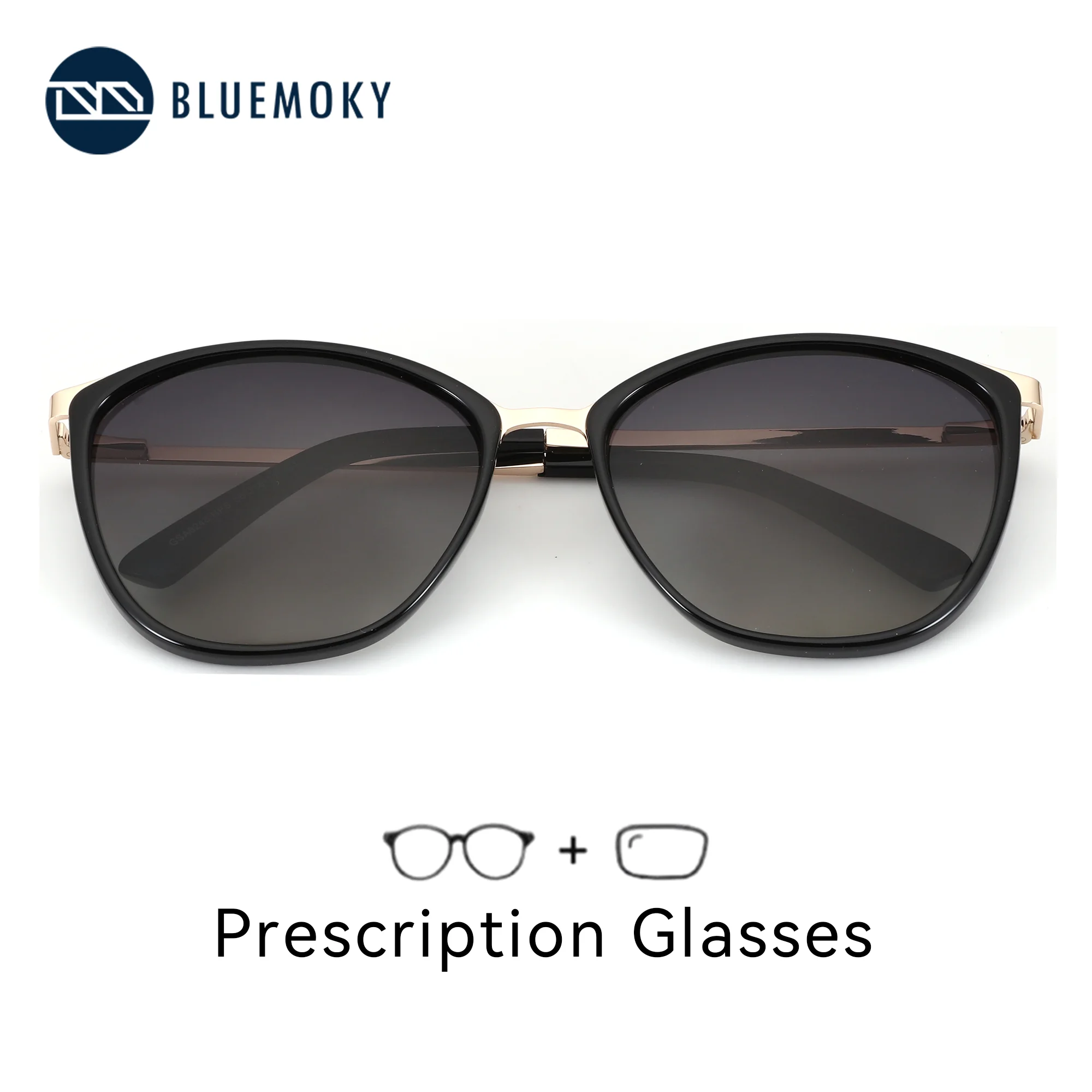 BLUEMOKY XL Size Polarized Butterfly Prescription Sunglasses Women Fashion UV400 Metal Myopia Sunglasses
BLUEMOKY XL Size Polarized Butterfly Prescription Sunglasses Women Fashion UV400 Metal Myopia Sunglasses