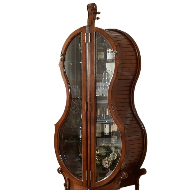 cello wine cabinet display cabinet living room high-end retro art foreign wine cabinet European solid wood glass Baijiu
cello wine cabinet display cabinet living room high-end retro art foreign wine cabinet European solid wood glass Baijiu