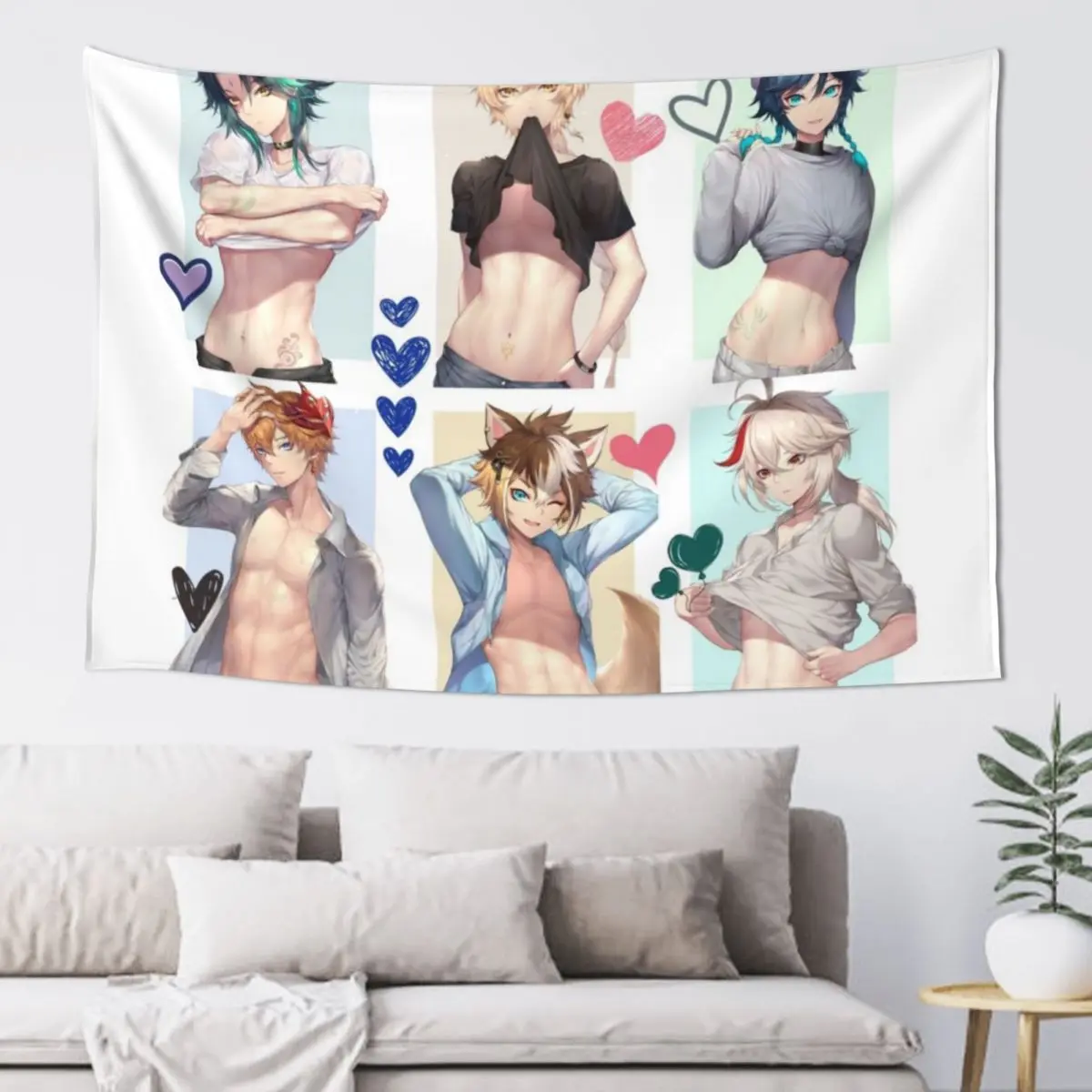 Collage of Hot Genshin Characters Showing ABs Tapestry Decoration Home Decor Home Tapestry
Collage of Hot Genshin Characters Showing ABs Tapestry Decoration Home Decor Home Tapestry