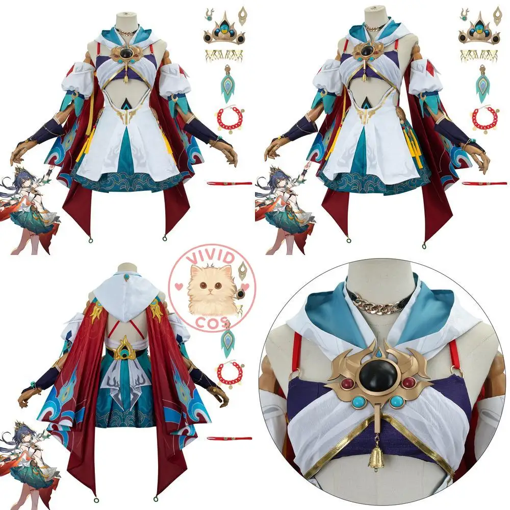 Popular Game Honkai Star Rail Cosplay Costume Anime Yunli Role Playing Outfit Cute Sexy Dress with Wig for Halloween Party Suits
Popular Game Honkai Star Rail Cosplay Costume Anime Yunli Role Playing Outfit Cute Sexy Dress with Wig for Halloween Party Suits