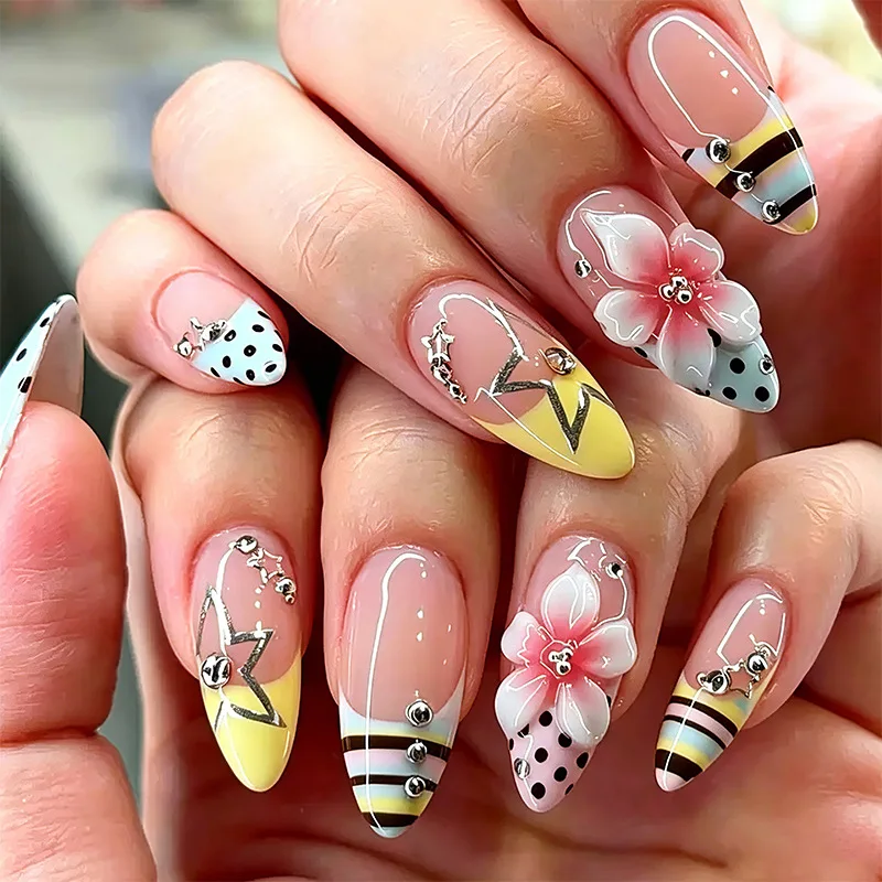 Wear Armor Short Almond 3D Flower Wave Dot Nail Pieces Manual Dot Drill Wear Pieces
Wear Armor Short Almond 3D Flower Wave Dot Nail Pieces Manual Dot Drill Wear Pieces