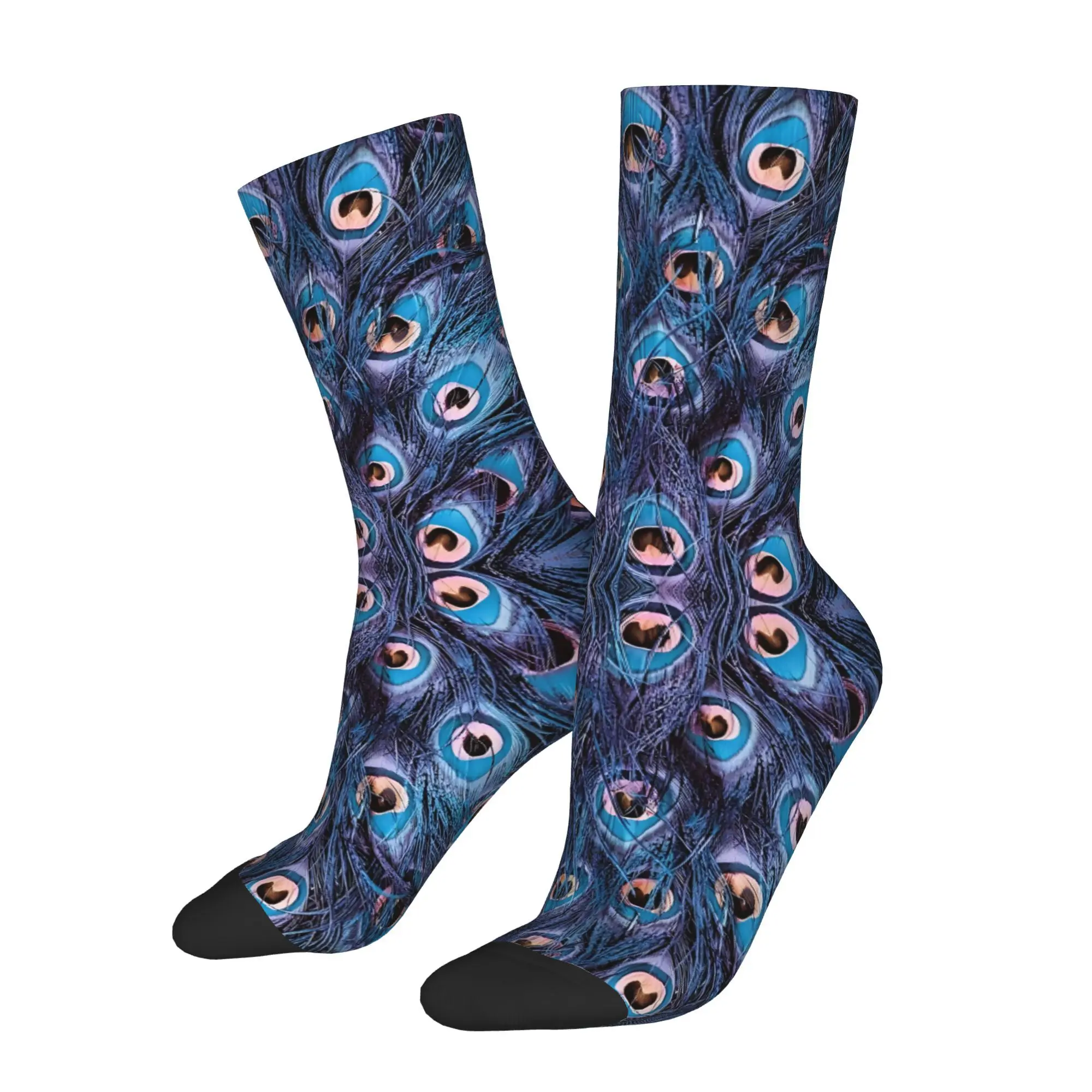 In The Blue Peacock Feathers Men Socks Cycling Novelty Spring Summer Autumn Winter Stockings
In The Blue Peacock Feathers Men Socks Cycling Novelty Spring Summer Autumn Winter Stockings