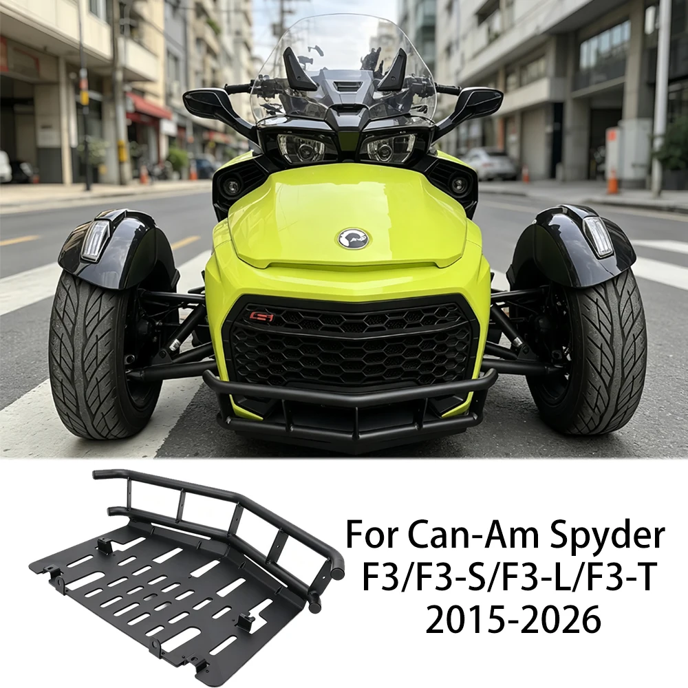 Aluminum Performance Tubular Black Front Bumper Guard Skid Plate Cover For Can-Am Spyder F3 F3-S F3-L F3-T 2015-2026 Motorcycle
Aluminum Performance Tubular Black Front Bumper Guard Skid Plate Cover For Can-Am Spyder F3 F3-S F3-L F3-T 2015-2026 Motorcycle