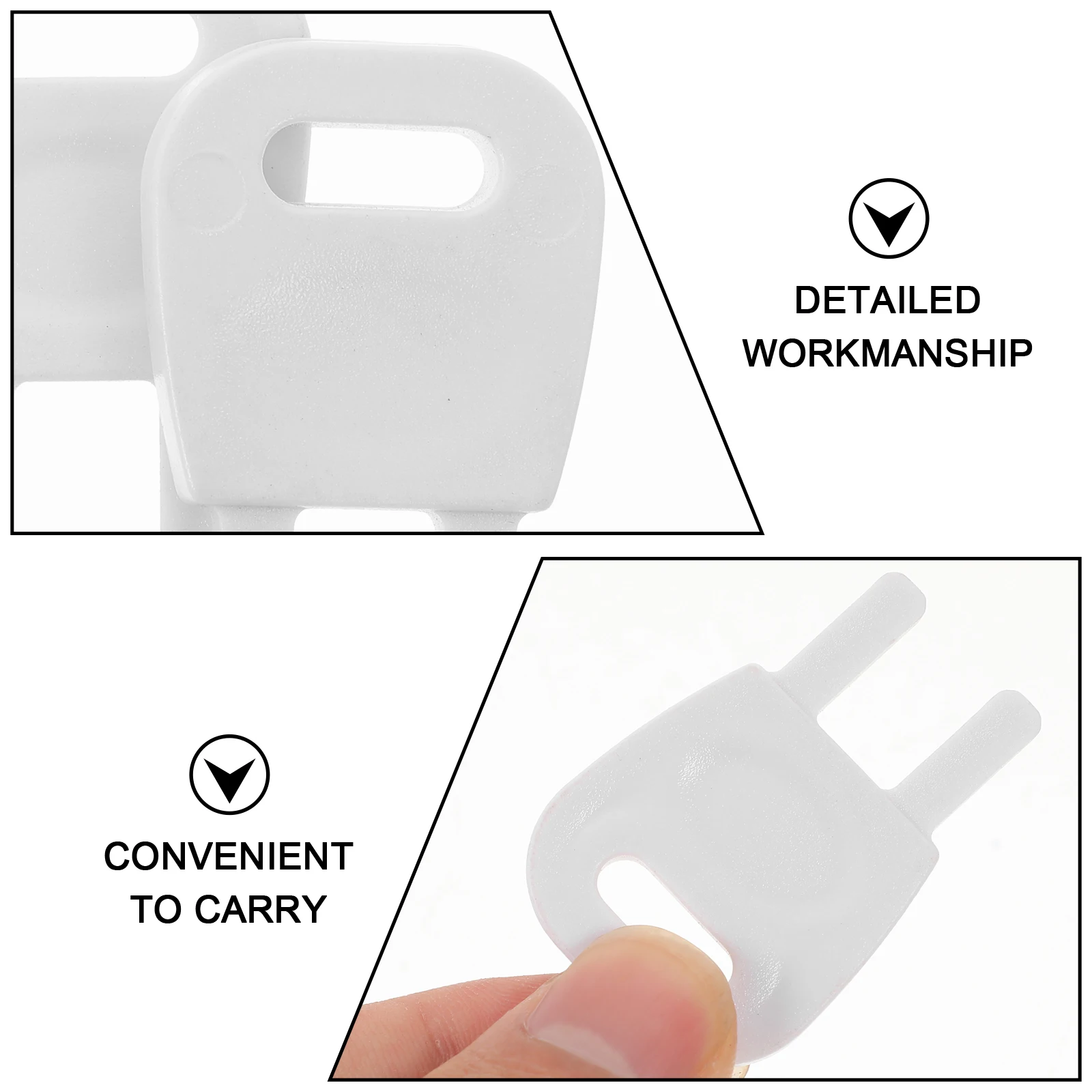 2pcs Roll Toilet Paper Dispenser Key Paper Dispenser Key Replacement Commercial Tissue Box Keys for Roll Towel Unlock Practical
2pcs Roll Toilet Paper Dispenser Key Paper Dispenser Key Replacement Commercial Tissue Box Keys for Roll Towel Unlock Practical