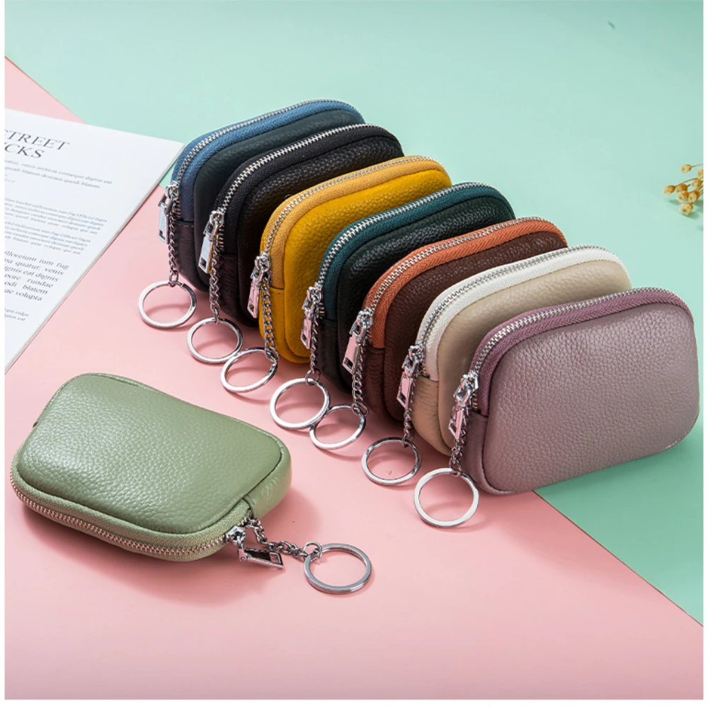 Genuine Leather Zipper Coin Purse Slim Wallet for Women Soft Cow Leather Womens Mini Purse Key Holder Cute Wallet Cute Purse
Genuine Leather Zipper Coin Purse Slim Wallet for Women Soft Cow Leather Womens Mini Purse Key Holder Cute Wallet Cute Purse