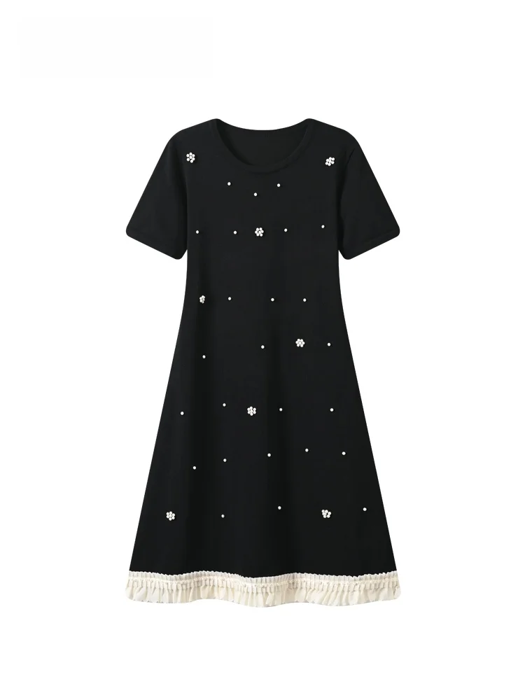 plus Size Floral Print Slimming Splice Dress Korean Style Knitted Polyester Summer City Commute Women's Dress Trendy Midi Skirt
plus Size Floral Print Slimming Splice Dress Korean Style Knitted Polyester Summer City Commute Women's Dress Trendy Midi Skirt