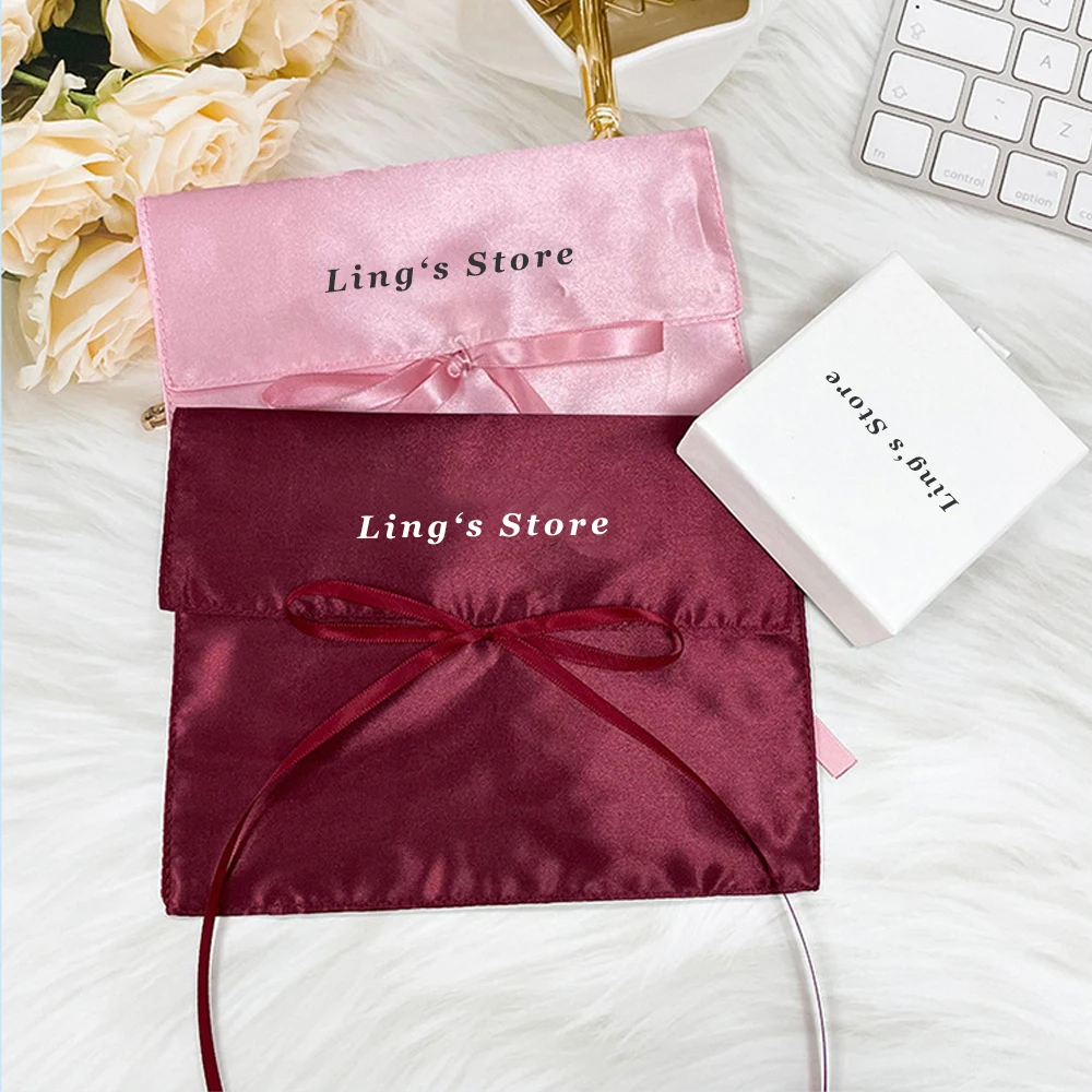 500Pcs Bulk Personalized Logo Jewelry Satin Envelope Bag 20x15cm Silk Scarf Crystal Bracelet Watch Glasses Packaging Flap Pouch
500Pcs Bulk Personalized Logo Jewelry Satin Envelope Bag 20x15cm Silk Scarf Crystal Bracelet Watch Glasses Packaging Flap Pouch