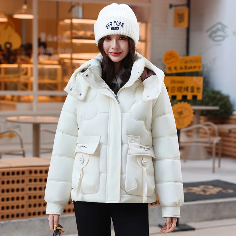 Женская утепленная куртка-пуховик с отстегивающимся капюшоном, свободного кроя, из хлопка, прямого силуэта, в корейском стиле, новинка зимы
Женская утепленная куртка-пуховик с отстегивающимся капюшоном, свободного кроя, из хлопка, прямого силуэта, в корейском стиле, новинка зимы