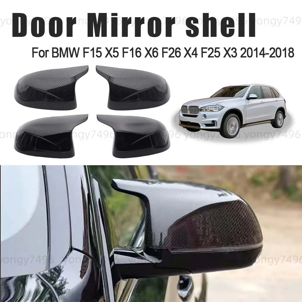 Protective Cover Door Mirror Shell For BMW F15 X5 F16 X6 F26 X4 F25 X3 2014 2015 2016 2017 2018 Carbon Fiber Glossy Black
Protective Cover Door Mirror Shell For BMW F15 X5 F16 X6 F26 X4 F25 X3 2014 2015 2016 2017 2018 Carbon Fiber Glossy Black