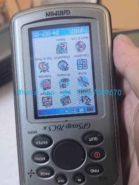 Second-hand 76csx handheld GPS English with battery cover, normal function, original and genuine.
Second-hand 76csx handheld GPS English with battery cover, normal function, original and genuine.
