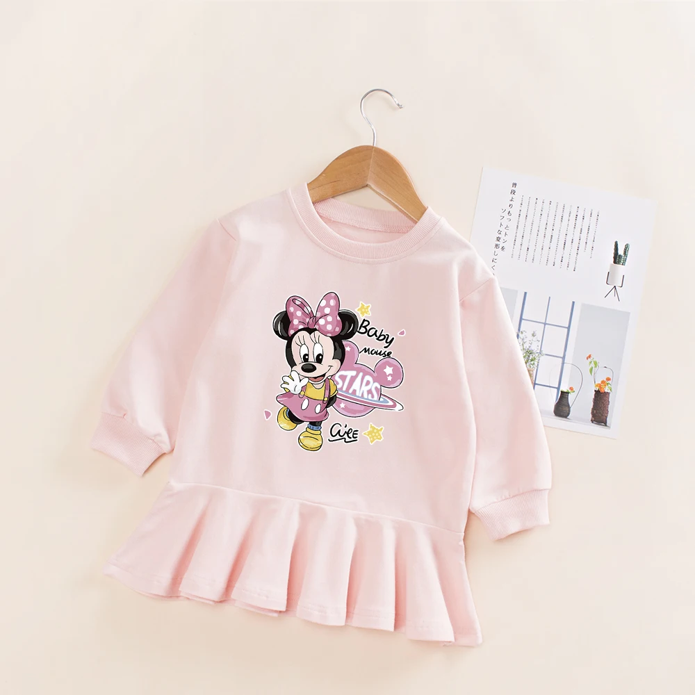 Baby Girls Dresses New Autumn Cartoon Mouse Sweatshirt Dress O-neck Kids Long Sleeve Cotton Short A-line Princness Dress
Baby Girls Dresses New Autumn Cartoon Mouse Sweatshirt Dress O-neck Kids Long Sleeve Cotton Short A-line Princness Dress