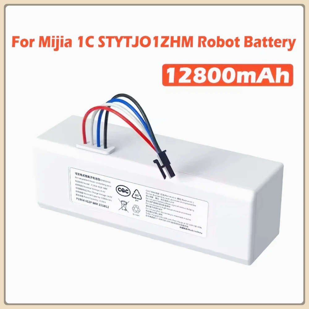 12800mAh Battery P1904-4S2P-MM, for Xiaomi Mijia 1C STYTJ01ZHM Robot Vacuum Mop Cleaner, Accessories Parts, Li-ion,Long-Lasting"
12800mAh Battery P1904-4S2P-MM, for Xiaomi Mijia 1C STYTJ01ZHM Robot Vacuum Mop Cleaner, Accessories Parts, Li-ion,Long-Lasting"