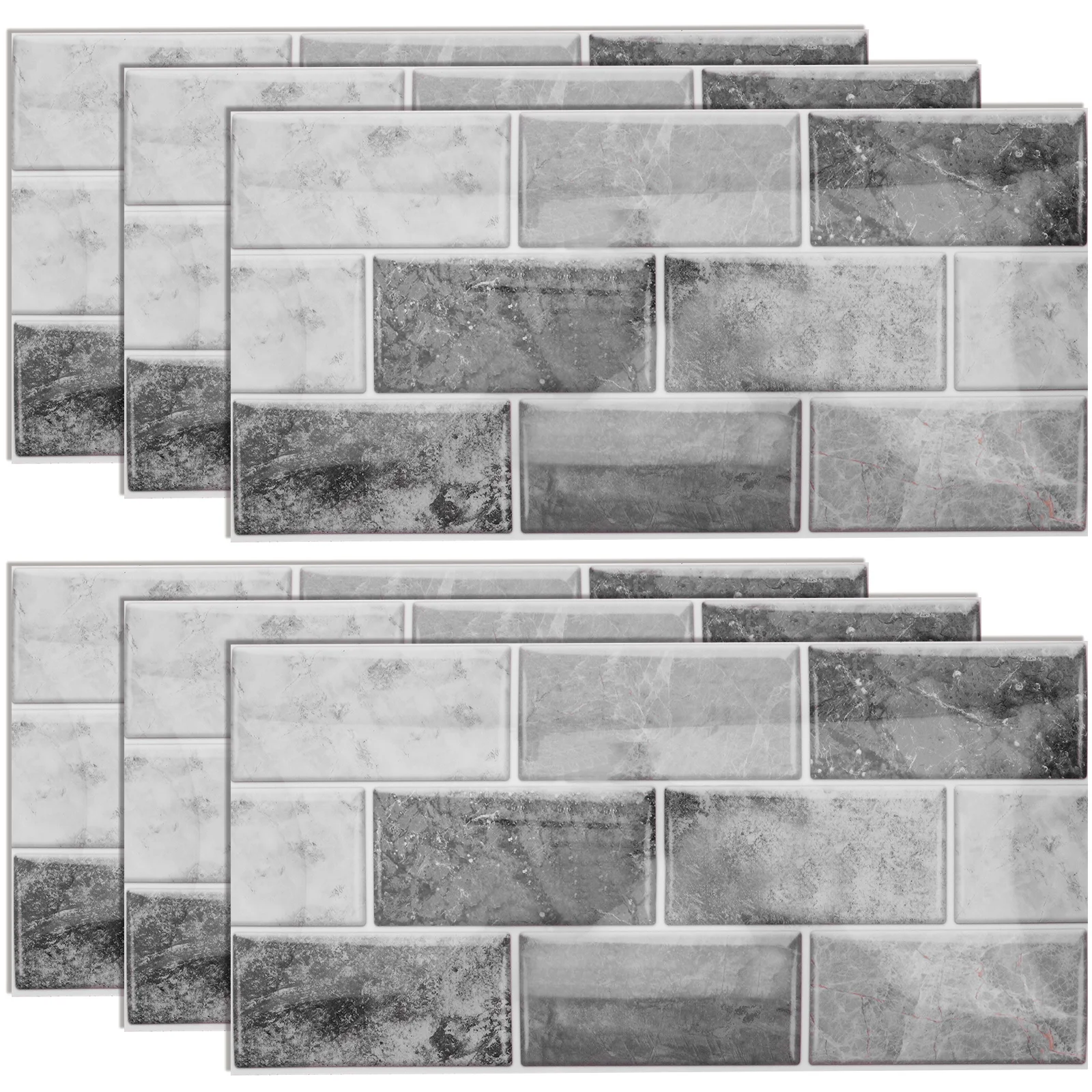 6 Sheets Self Adhesive PVC Tiles Waterproof Oil Resistant Stickers for Kitchen Bathroom Backsplash Wall Decor Retro 3D
6 Sheets Self Adhesive PVC Tiles Waterproof Oil Resistant Stickers for Kitchen Bathroom Backsplash Wall Decor Retro 3D