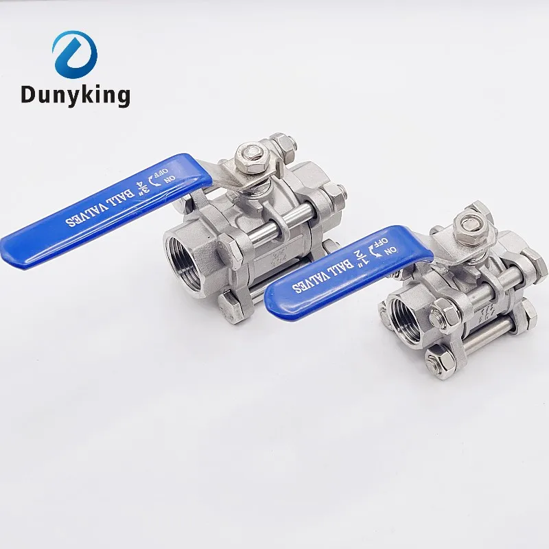 1pcs SS 304 Stainless Steel Ball Valve BSP 1/4" 3/8" 1/2" 3/4" 1" 1-1/4" Female thread 3 slices Full Port Ball Valve Thread Type
1pcs SS 304 Stainless Steel Ball Valve BSP 1/4" 3/8" 1/2" 3/4" 1" 1-1/4" Female thread 3 slices Full Port Ball Valve Thread Type