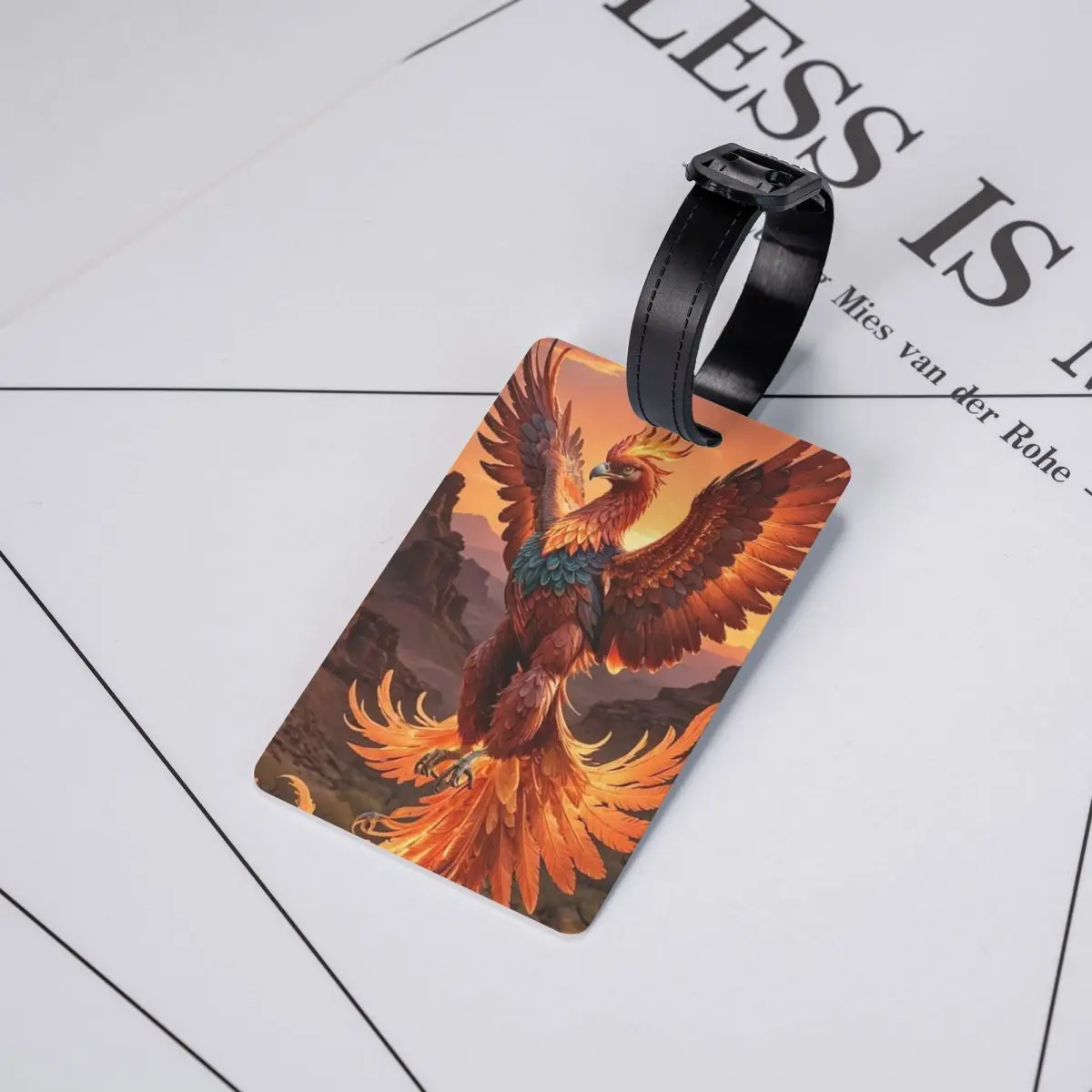 Багажные бирки «Феникс: Мифическое животное с огненными крыльями» — аксессуары для чемоданов, бирки для багажа, именные бирки для путешествий
Багажные бирки «Феникс: Мифическое животное с огненными крыльями» — аксессуары для чемоданов, бирки для багажа, именные бирки для путешествий