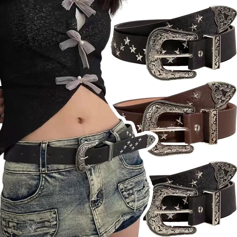 Готический широкий ремень в стиле панк-рок с заклепками из искусственной кожи для женщин и мужчин, регулируемый, в стиле Y2K, ретро, универсальный, для джинсов, унисекс
Готический широкий ремень в стиле панк-рок с заклепками из искусственной кожи для женщин и мужчин, регулируемый, в стиле Y2K, ретро, универсальный, для джинсов, унисекс