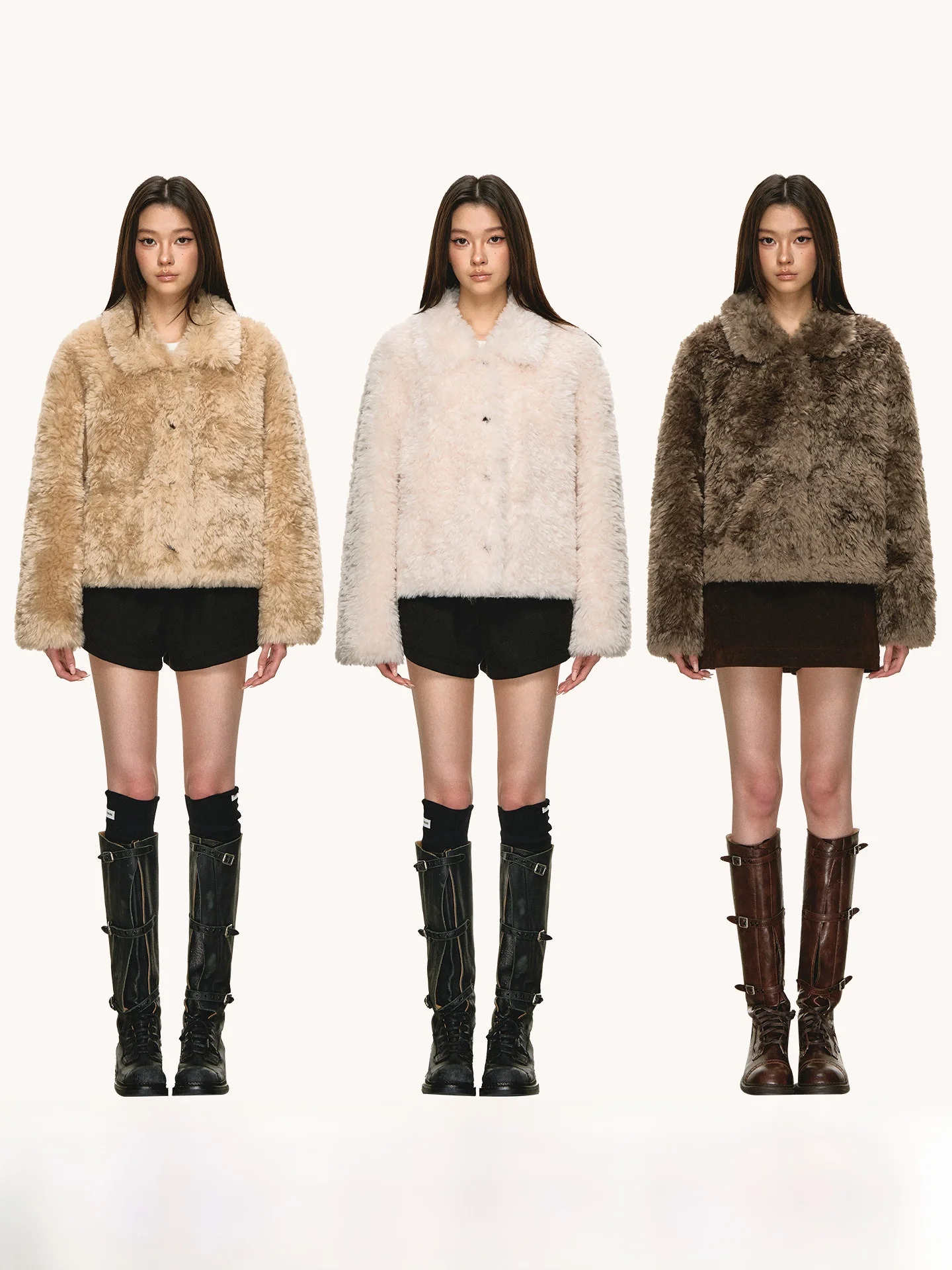 Anna Aneae Women's Lamb Fur Jaet Soft Warm Thi Autumn Winter Casual Sle ort Coat Button Closure Long Sve Pure Color
Anna Aneae Women's Lamb Fur Jaet Soft Warm Thi Autumn Winter Casual Sle ort Coat Button Closure Long Sve Pure Color