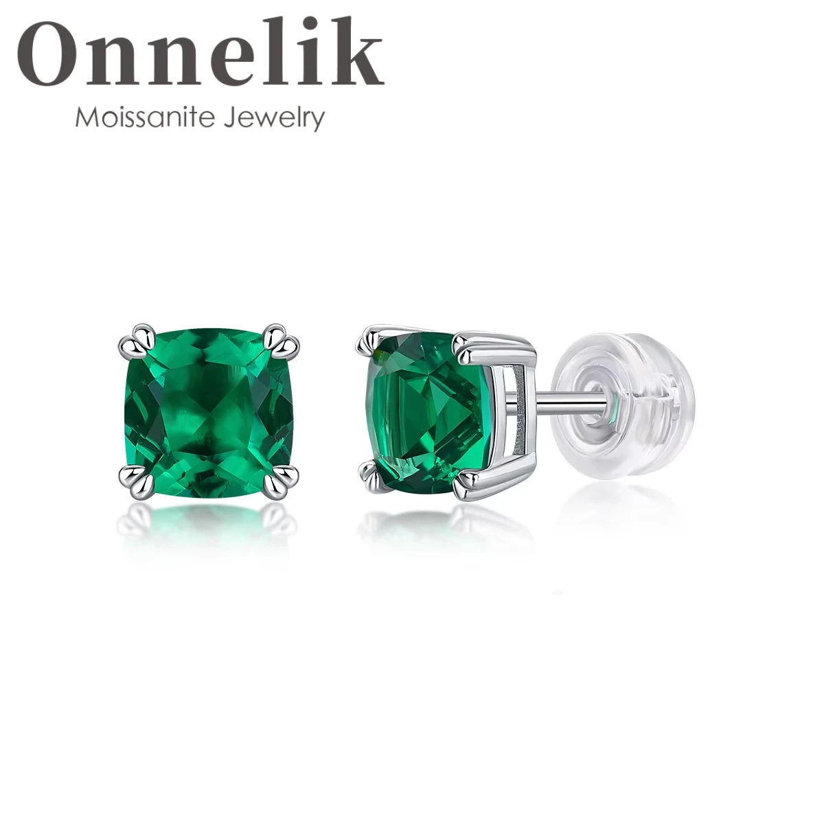 Onnelik 6*6MM Square Real Lab Grown Emerald Diamond Piercing Earrings Screwback 925 Sterling Silver for Women Luxury Jewelry
Onnelik 6*6MM Square Real Lab Grown Emerald Diamond Piercing Earrings Screwback 925 Sterling Silver for Women Luxury Jewelry
