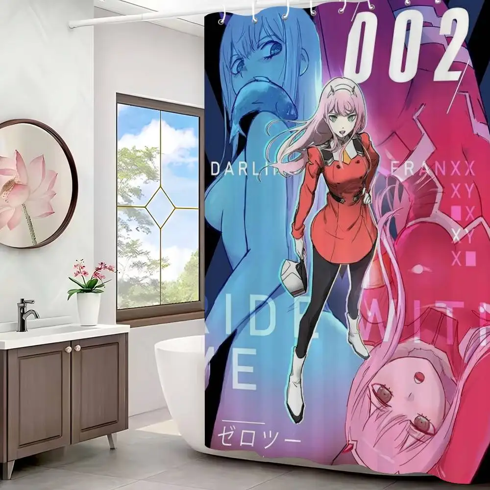 Franxx Zero Two 002, простая занавеска для душа в стиле аниме, занавеска для душа в ванной комнате, легко чистится и скраб, полиэстер, водонепроницаемый светильник
Franxx Zero Two 002, простая занавеска для душа в стиле аниме, занавеска для душа в ванной комнате, легко чистится и скраб, полиэстер, водонепроницаемый светильник