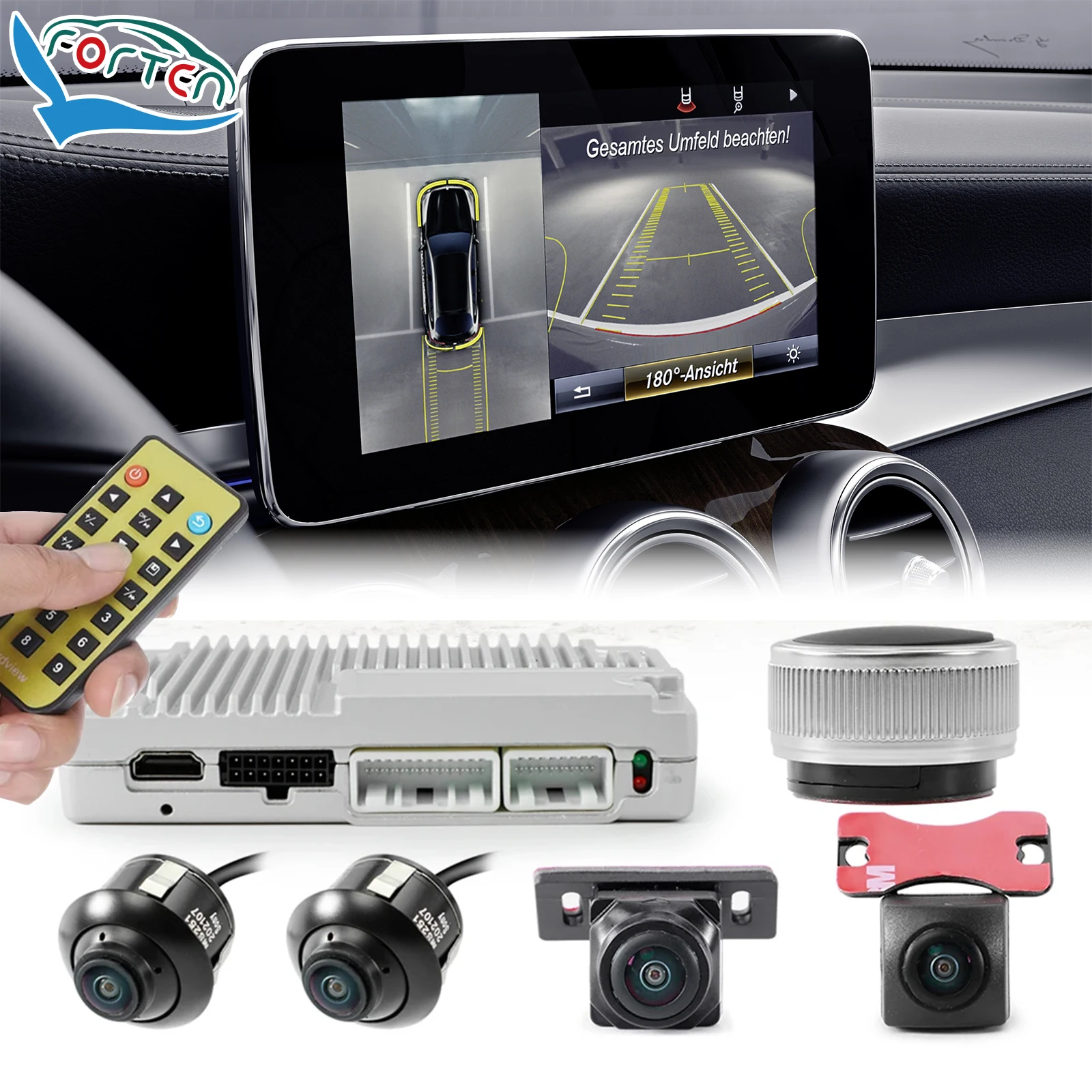Car Reversing Aid 360 Degree Panoramic Car Camera Auto Electronic
Car Reversing Aid 360 Degree Panoramic Car Camera Auto Electronic
