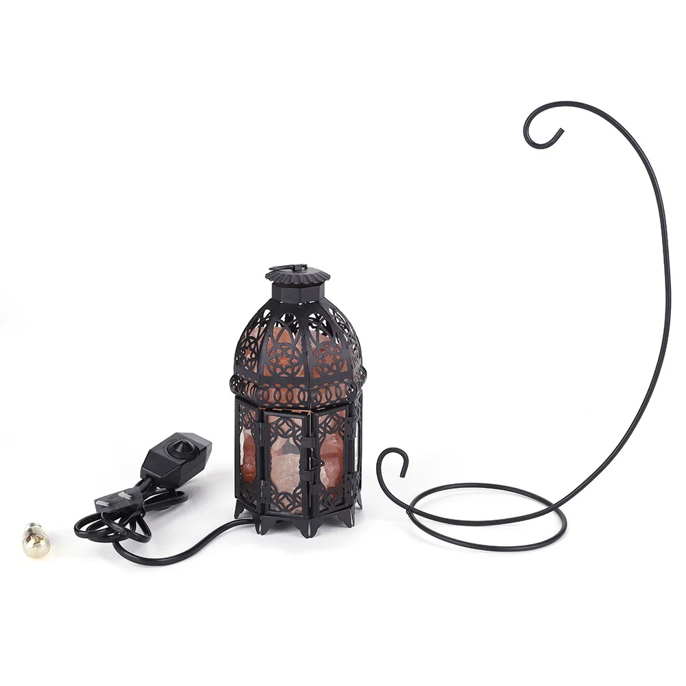 Vintage Iron Frame Natural Crystal Salt Rock Lamp Air Purifier Home Room Night Light Decor US Plug 110V
Vintage Iron Frame Natural Crystal Salt Rock Lamp Air Purifier Home Room Night Light Decor US Plug 110V