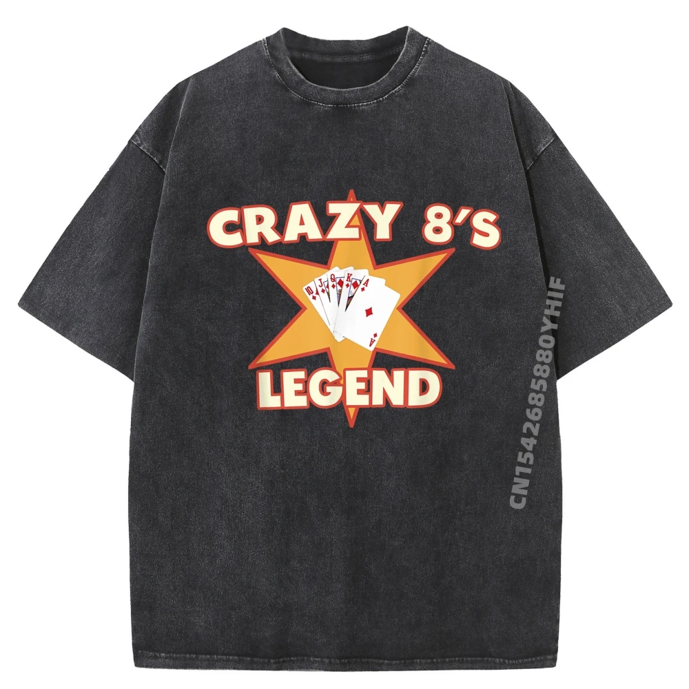 Новейшая стираная футболка с принтом Crazy 8, легенда, карточная игра, мужская одежда, футболка с графическим рисунком, удобная свободная одежда
Новейшая стираная футболка с принтом Crazy 8, легенда, карточная игра, мужская одежда, футболка с графическим рисунком, удобная свободная одежда